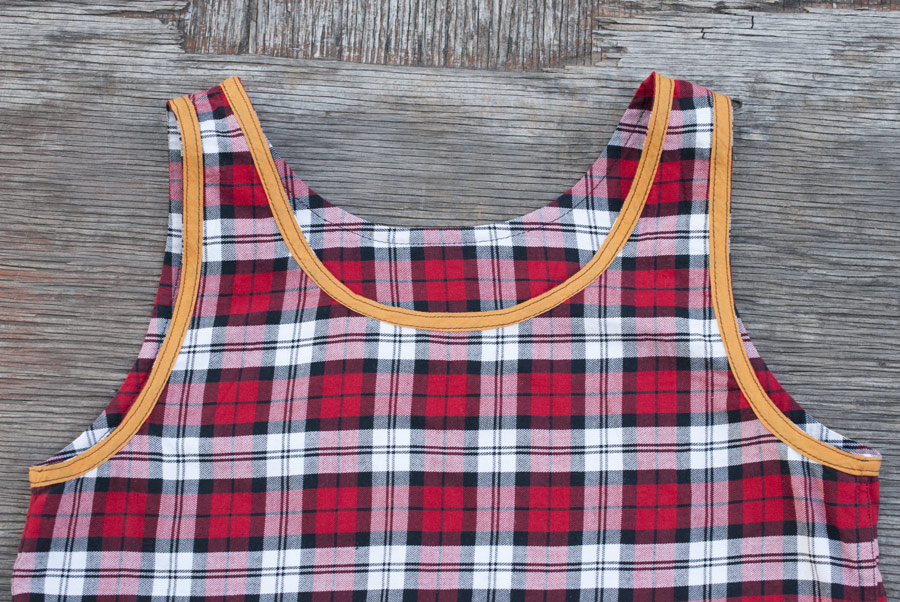 Plaid Tank Top: Inside