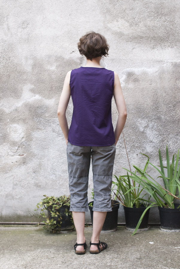 Purple Tank Top: Back