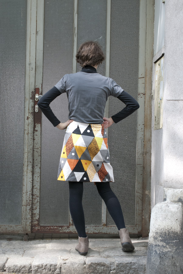 IKEA Envelope Wrap Skirt: Back