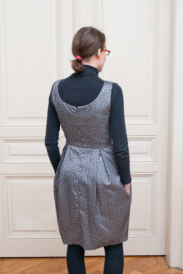 Disco Jacquard By Hand London Elisalex Dress: Back