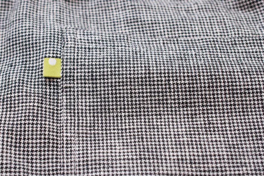 Tiny Houndstooth Thread Theory Jedediah Pants: Back Pocket